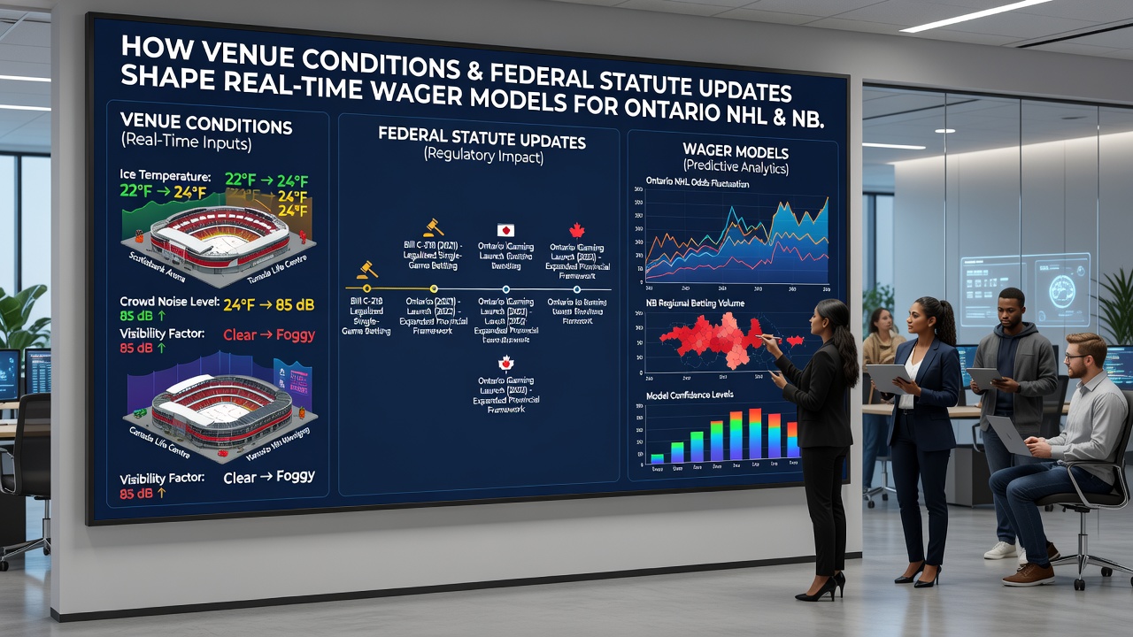 Real-time betting interface on licensed app displaying NHL NBA wager models